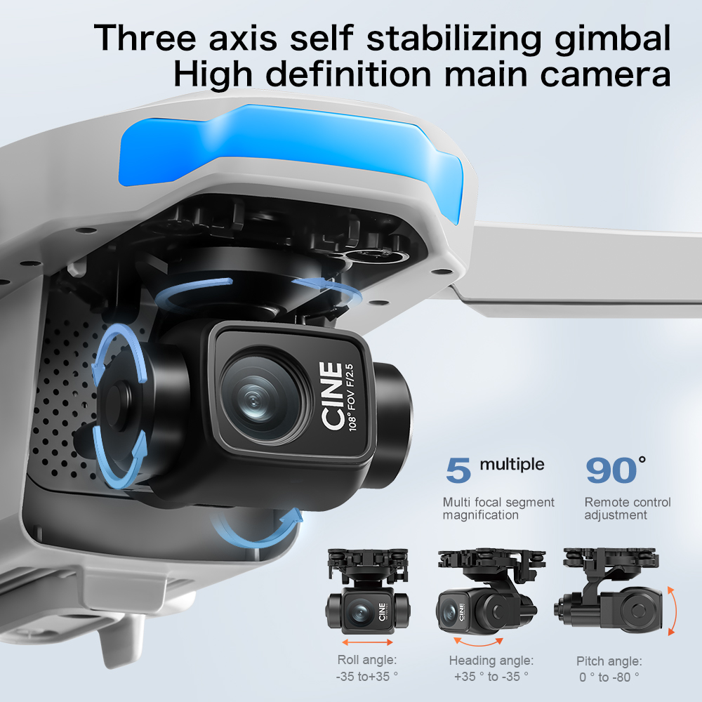 S-X1 MAX GPS Drone with 3-Axis - Drone Gimbal 3 Axis recension och pris
