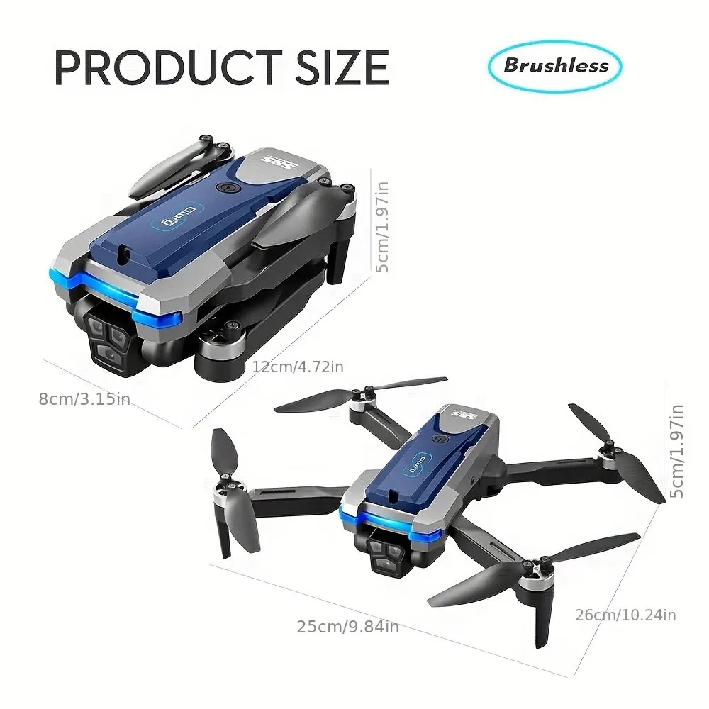 S8S GPS Drone 5G Wifi 8K HD Du - Drone Gimbal Brushless recension och pris