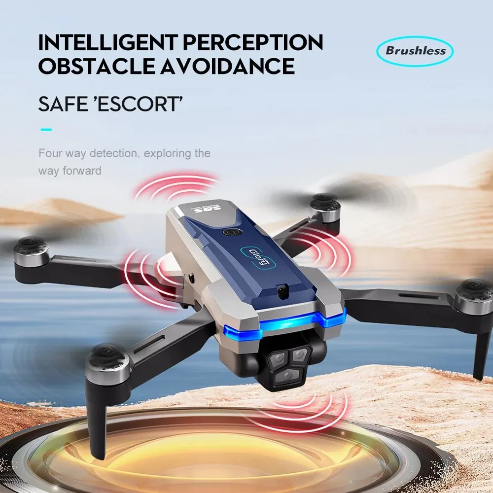 S8S GPS Drone 5G Wifi 8K HD Du - Drone Gimbal Brushless recension och pris